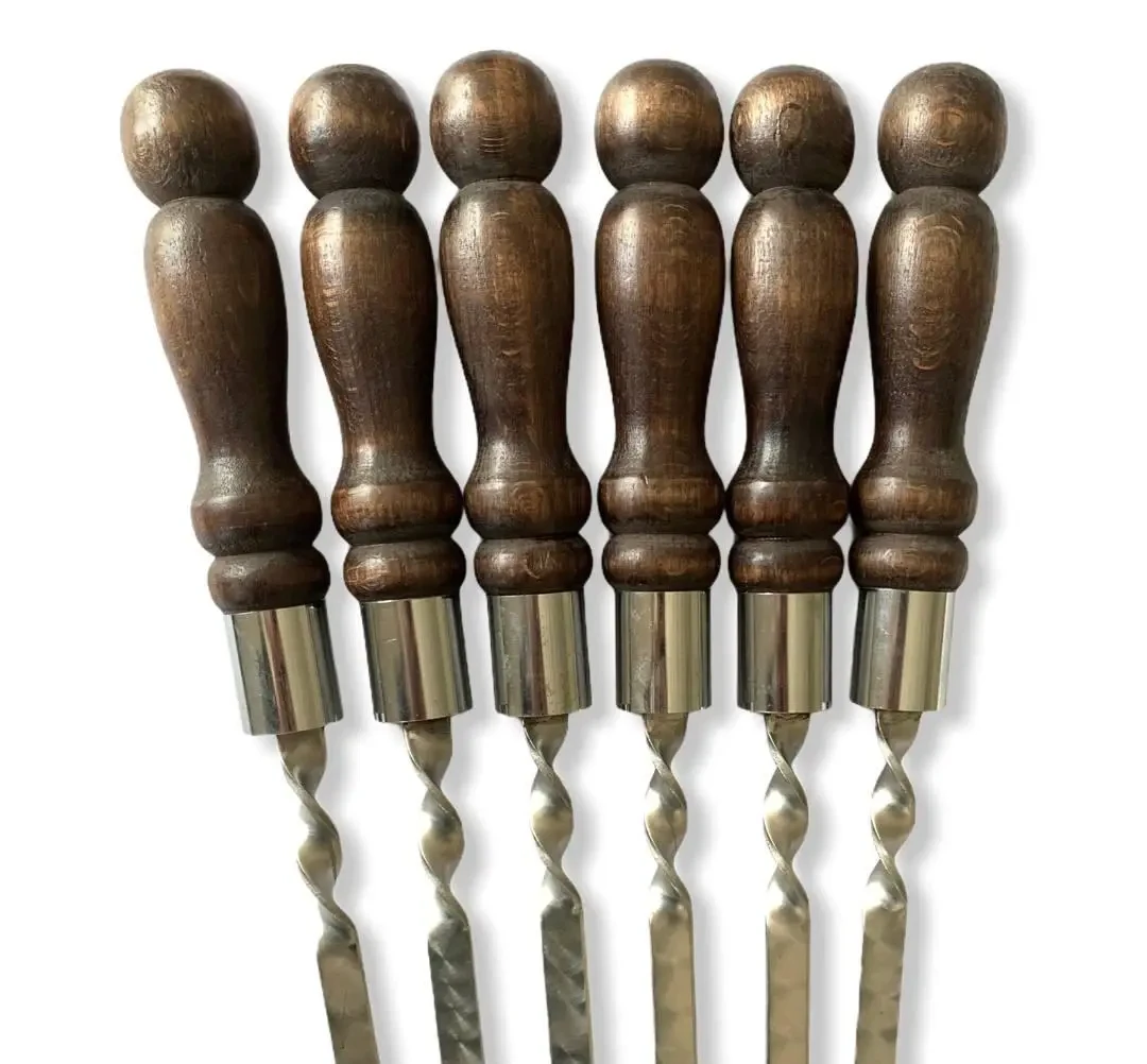 Шампура для шашлыка Gorillas BBQ SKK87 Шар 6 шт. (2628056035) - фото 2 Шампура для шашлыка Gorillas BBQ SKK87 Шар 6 шт. (2628056035) - фото 2