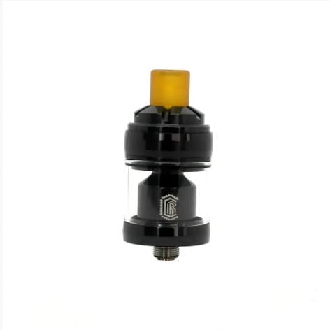 Бак для электронного кальяна Kindbright Reload RTA MTL 22mm 2 мл с тугой тягой Black