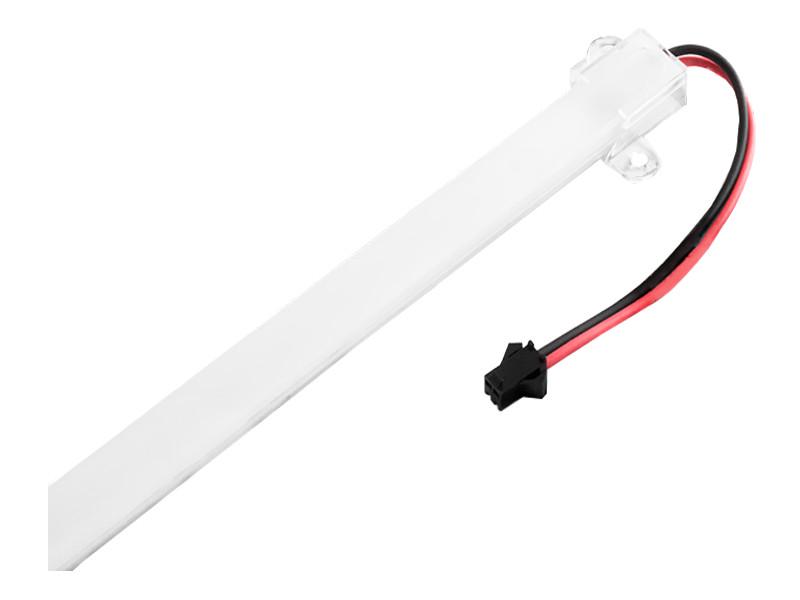 Светодиодная линейка SMD2835 144 LED 220В 20Вт IP44 4500K 1000мм в матовом корпусе (3135)