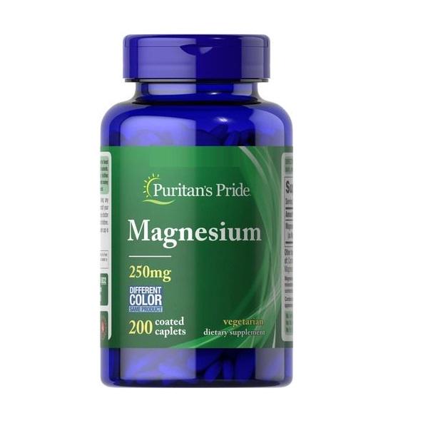 Мікроелемент Магній Puritan's Pride Magnesium 250 мг 200 Caplets (000020035)
