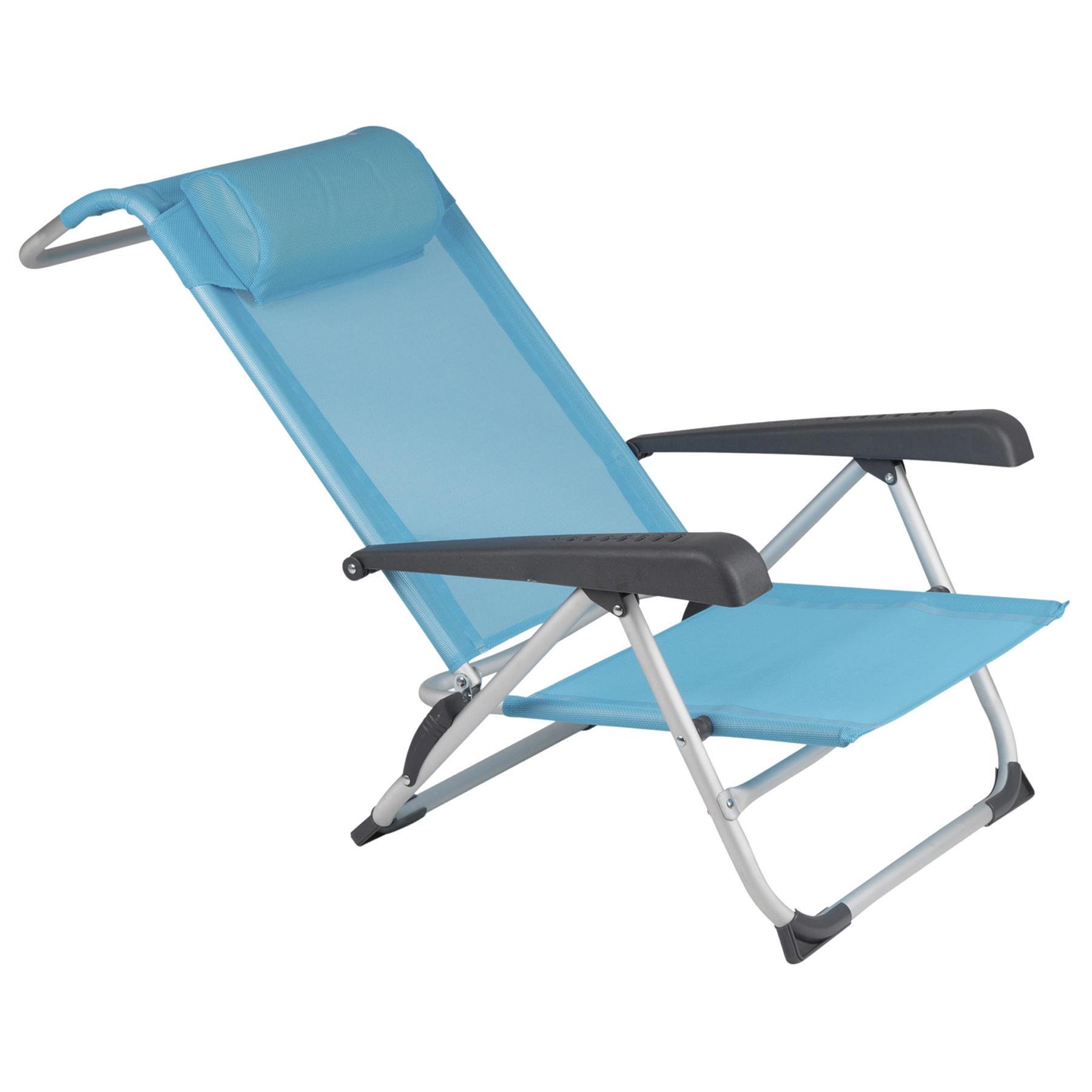 Крісло розкладне Bo-Camp Saint-Tropez Blue (1204784) - фото 3 Крісло розкладне Bo-Camp Saint-Tropez Blue (1204784) - фото 3