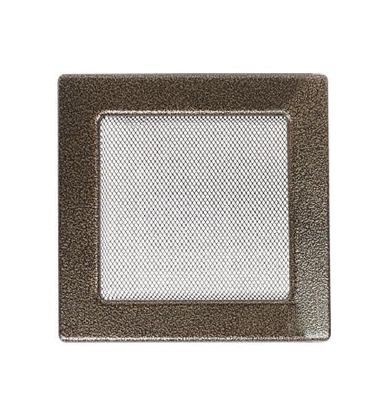 Решетка каминная 17х17 см Антик золото (12895777)