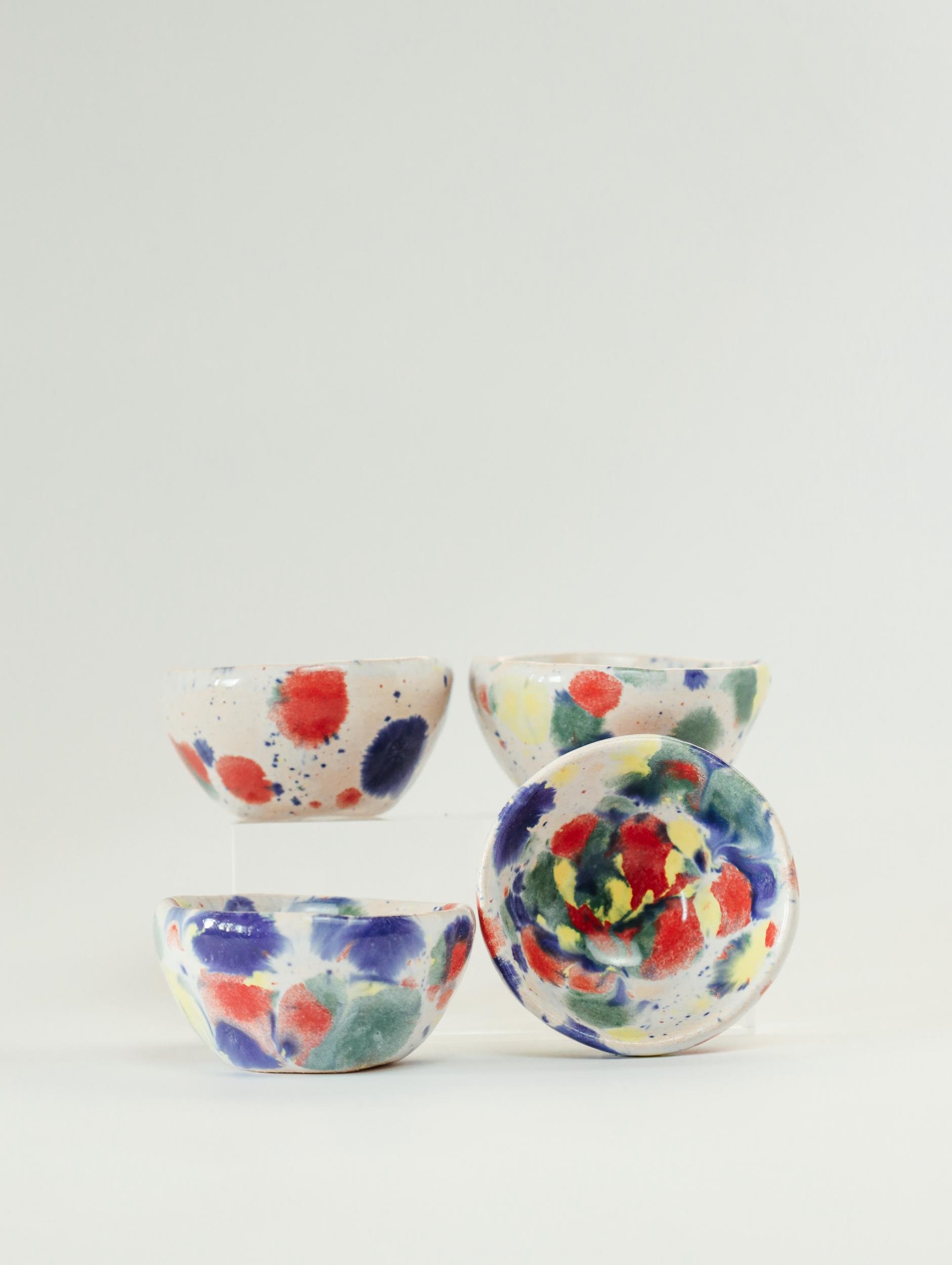 Пиала чайная Арлекин мини ручной работы (CUP-013) - фото 3