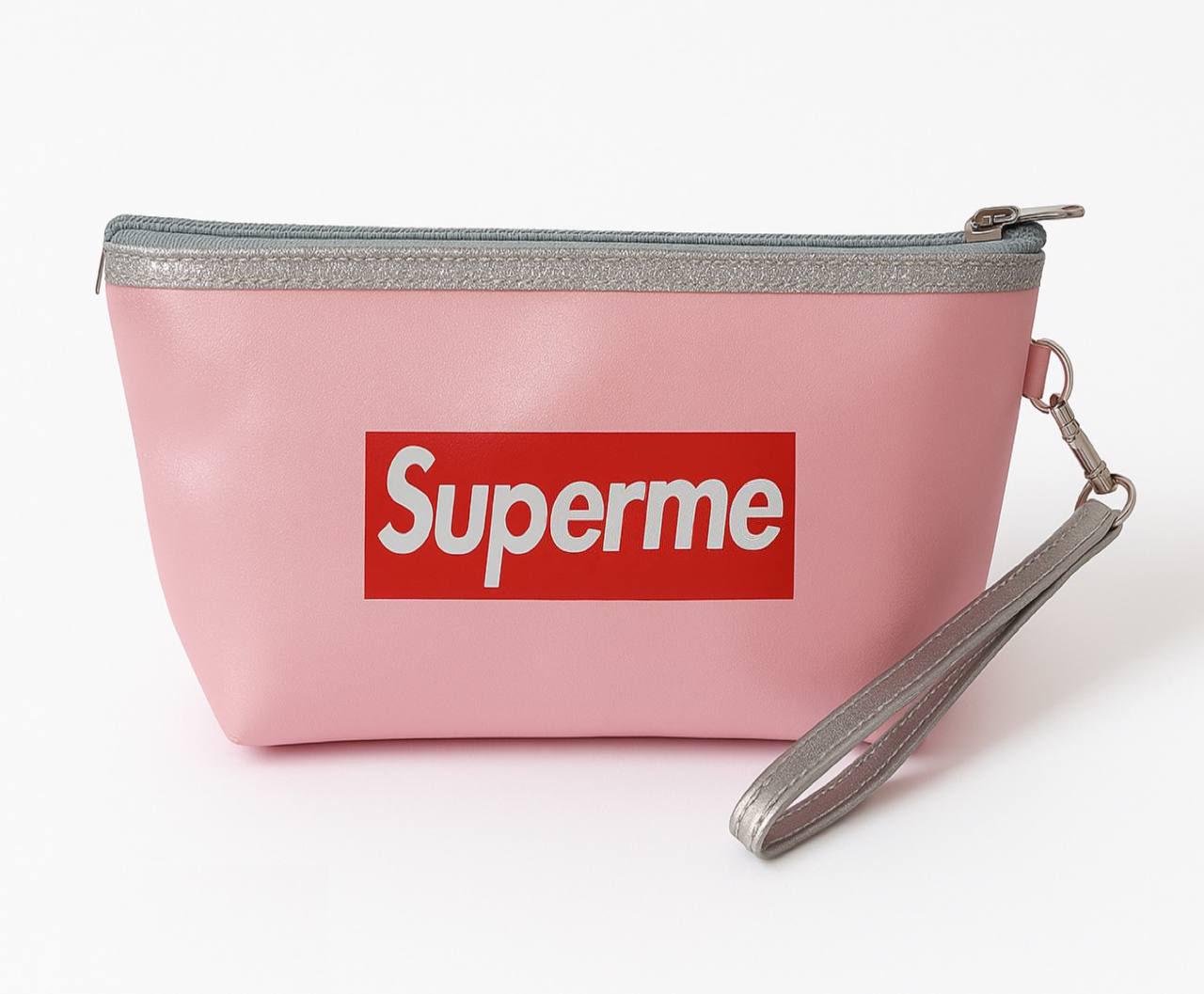 Косметичка Superme с ремешком Светло-розовый (dc0b6642)