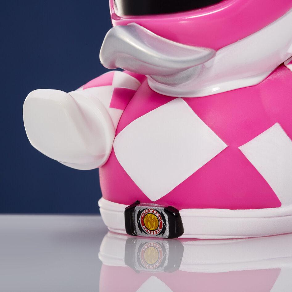 Фигурка Numskull Official Power Rangers Ranger TUBBZ Cosplay Duck Collectible Pink - фото 6