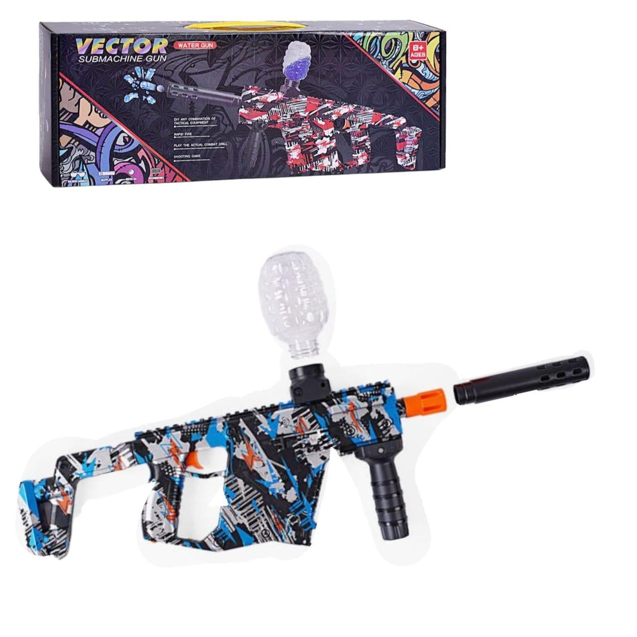 Автомат с аккумулятором/глушителем/орбизами Синий (154683-2)