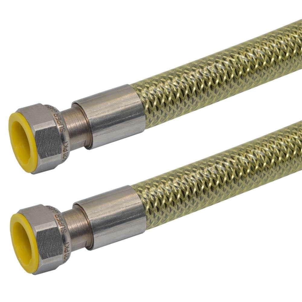 Газовый шланг Parigi SuperGas ВВ 1/2x1/2" 1,25 м из нержавеющей стали (T04S20S20U25)