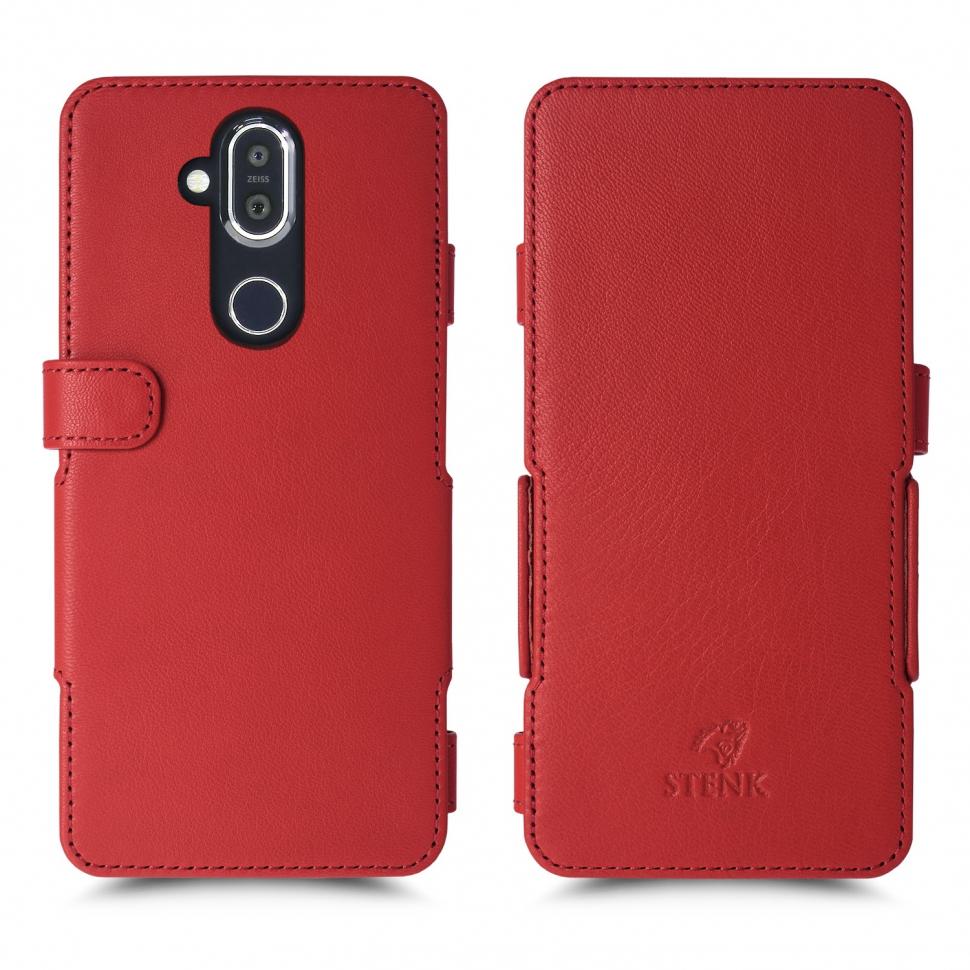 Чехол книжка Stenk Prime для Nokia 8.1 Красный (63743)