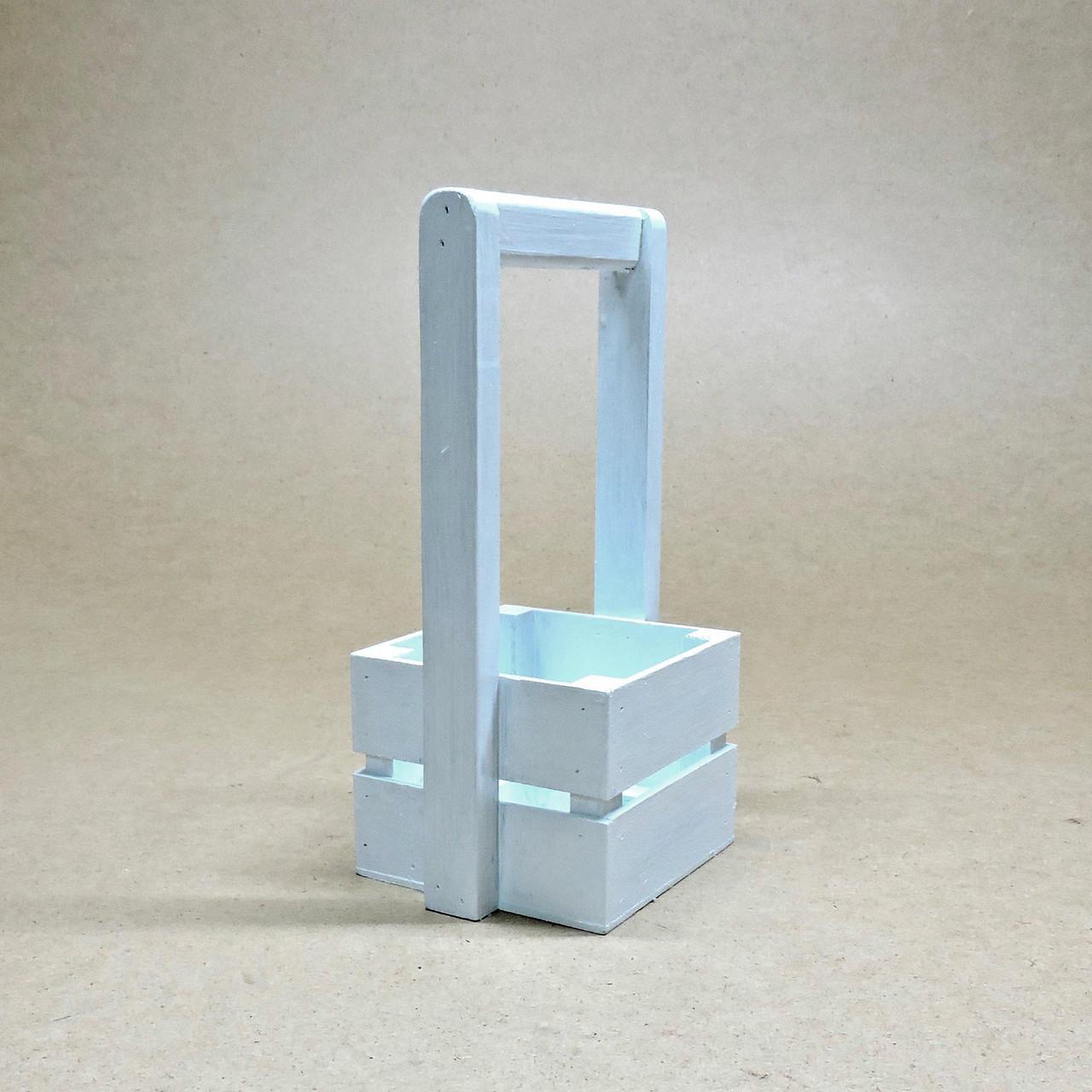 Корзинка подарочная из дерева Шервуд 12х12 см Зефир (ПДК-0021120) - фото 7