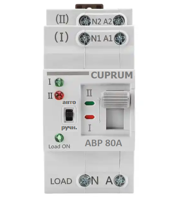 Переключатель автоматический G2R1-80А 2р (vr2000267)