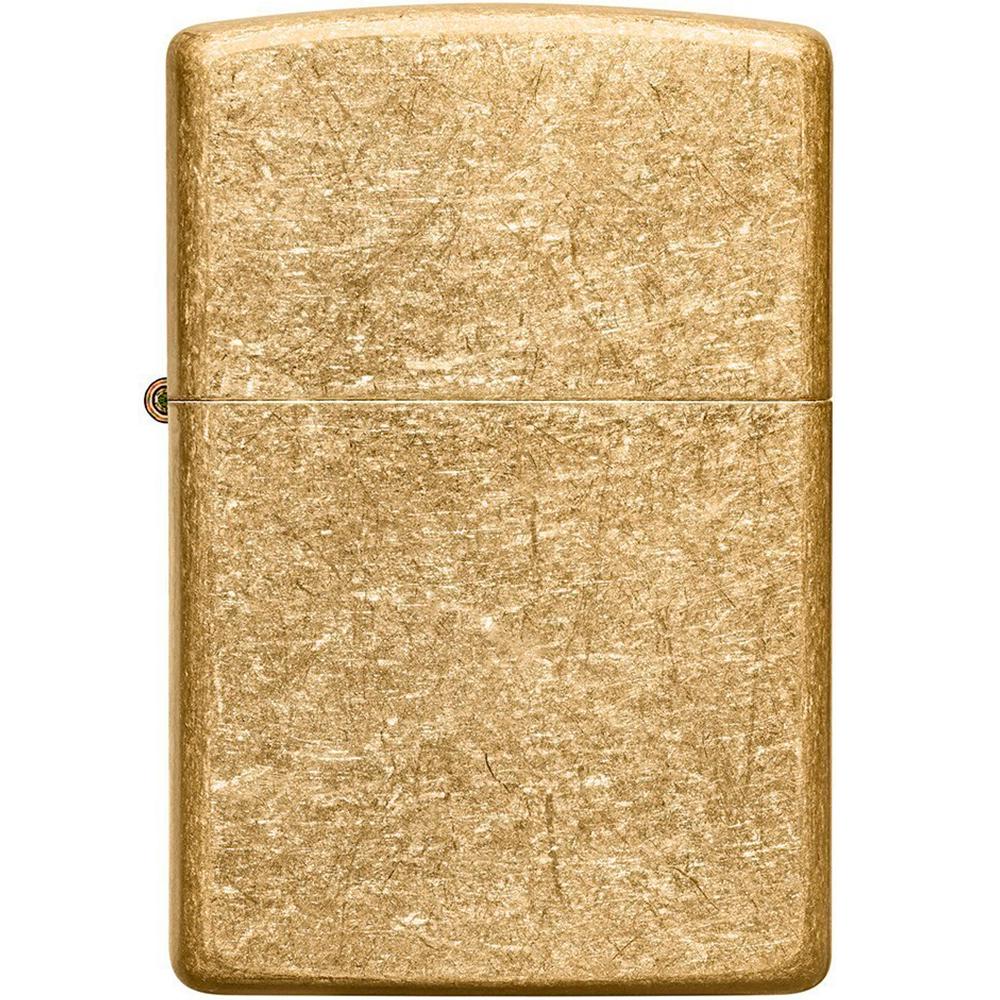 Зажигалка ZIPPO Regular Tumbled Brass (49477) - фото 3