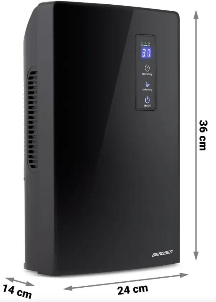 Осушитель воздуха Berdsen 70 Вт на 30 м2 Black - фото 3