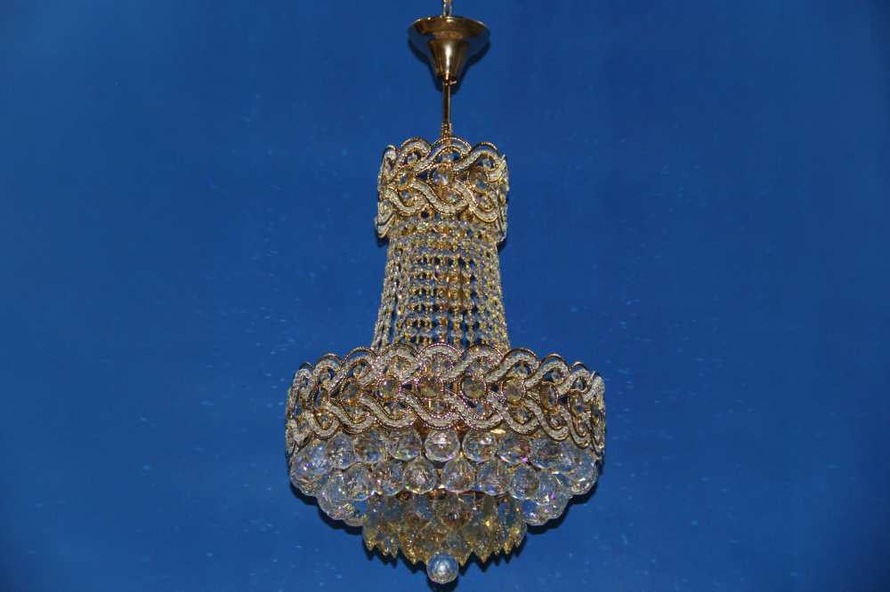 Кришталева люстра L7710/400х580/8 Золото/Білий/Бежевий (AN000738) Кришталева люстра L7710/400х580/8 Золото/Білий/Бежевий (AN000738)