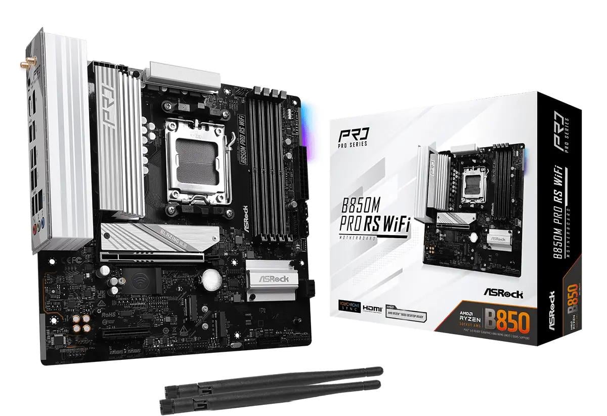 Материнська плата ASRock B850M Pro RS WiFi (568609)