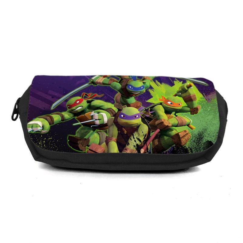 Пенал школьный Ракушки Ниндзя Ninja Turtles TMNT-003 Черный (1529788626)