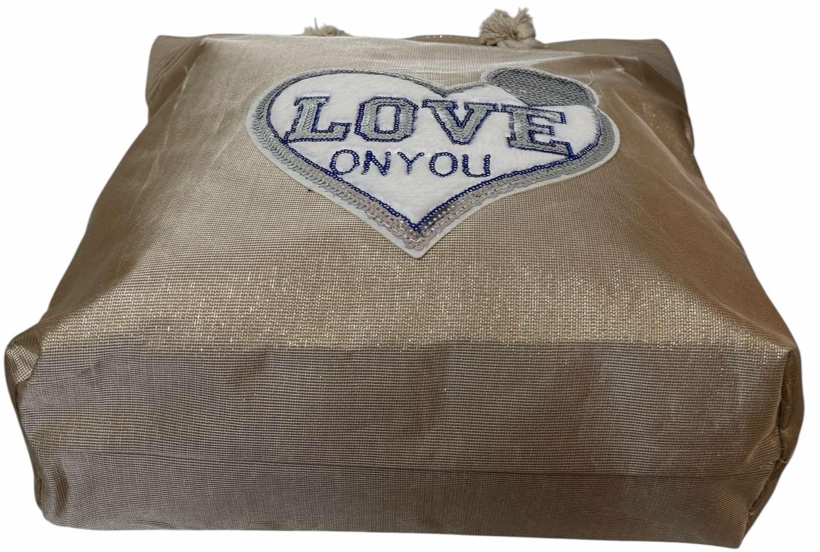 Сумка пляжна жіноча з тканини на блискавці Темно-бежевий (2069) - фото 4 Сумка пляжна жіноча з тканини на блискавці Темно-бежевий (2069) - фото 4