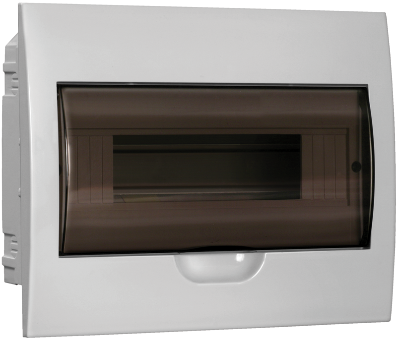 Щит розподільний УЕК ЩРВ-П 12 модулів пластик 222х280х92 мм Прозорий (MKP12-V-12-40-10-U)