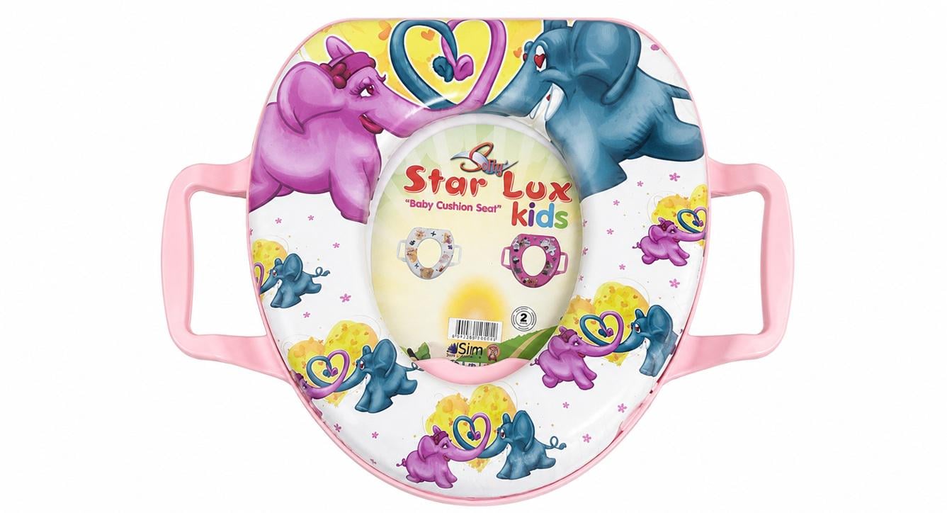 Сидение для унитаза детское мягкое с ручками Star Lux 000031995 (35587696)