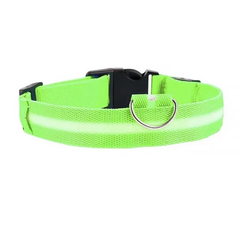 Ошейник светодиодный Lesko XL Green (2085743989)