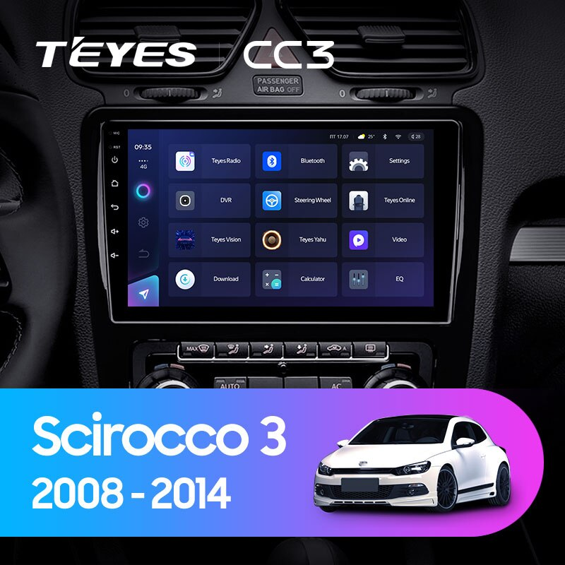 Автомагнитола штатная Teyes CC3 360° для Volkswagen Scirocco 3 III Mk3 2008-2014 Android СС3 6+128G (1739865832) - фото 2