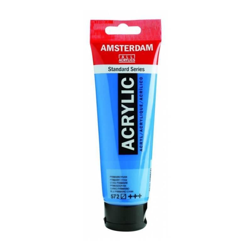 Акриловая краска Amsterdam Royal Talens 120 мл 572 Первичный циановый (Az1-8712079159658) Акриловая краска Amsterdam Royal Talens 120 мл 572 Первичный циановый (Az1-8712079159658)
