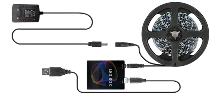 Підсвітка LED Ambilight Adalight Dream Ambibox Ambilight Prismatik для ПК і Android-TV 60 ламп/метр 35 м