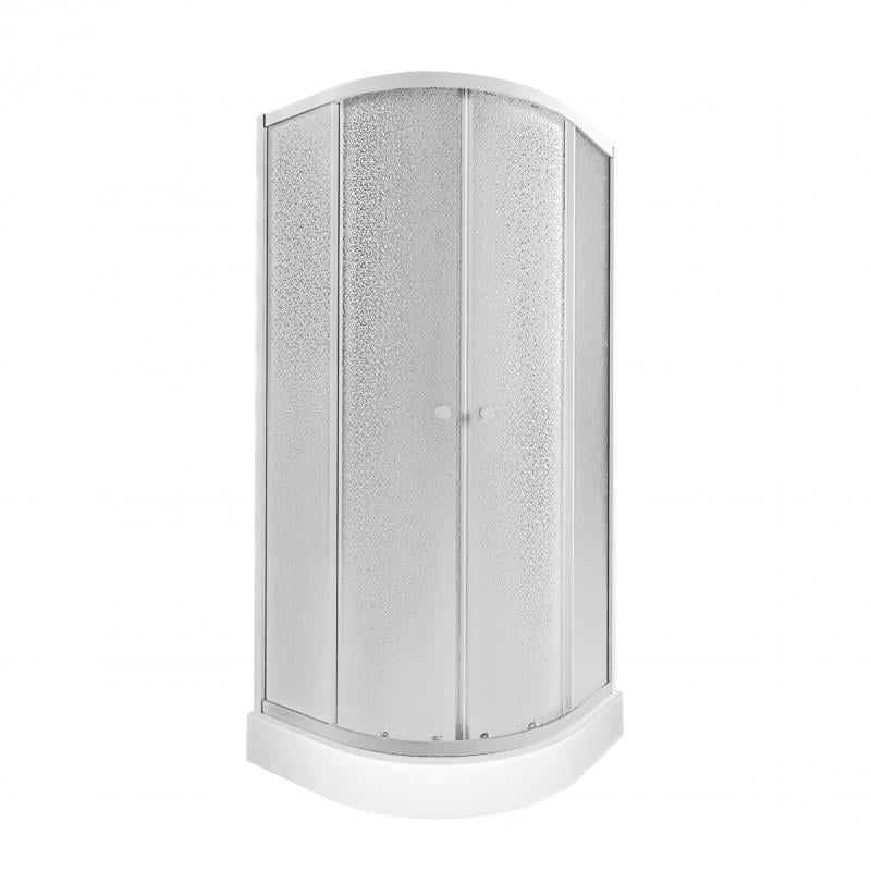 Набор Qtap душевая кабина Presto WHI1099AP5 Pear с поддоном Uniarc 309915 (359940)