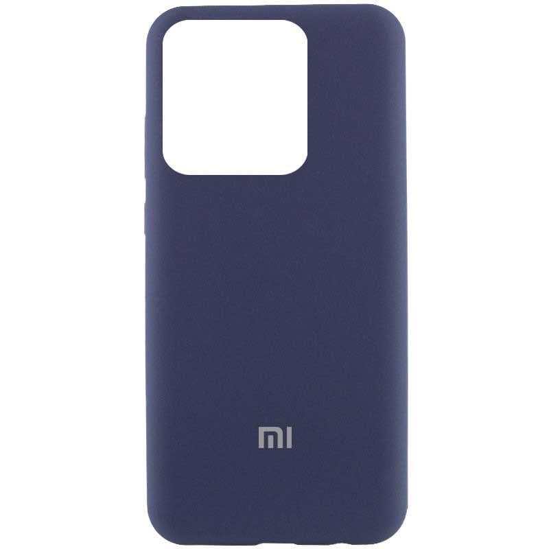 Противоударный Чехол Silicone Cover Lakshmi (AAA) with Logo для Xiaomi Poco X6 / Note 13 Pro 5G Темно-синий/Midnight Blue