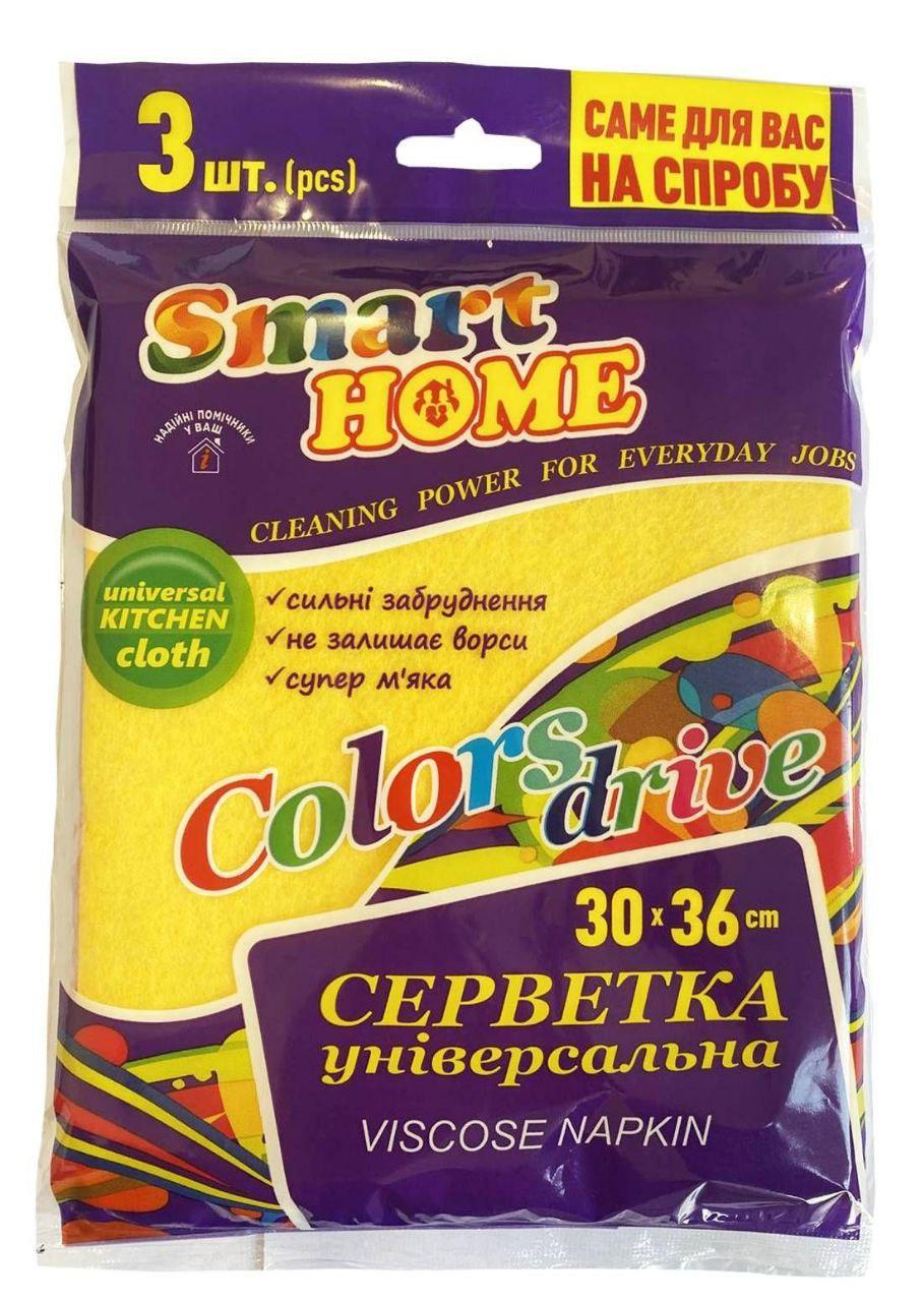 Салфетка вискозная Smart Home 3 шт. (00-00001173)