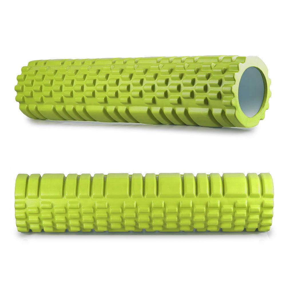 Массажный роллер EasyFit Grid Roller 60 см v.3.1 Салатовый (EF-2037-Gr) - фото 2