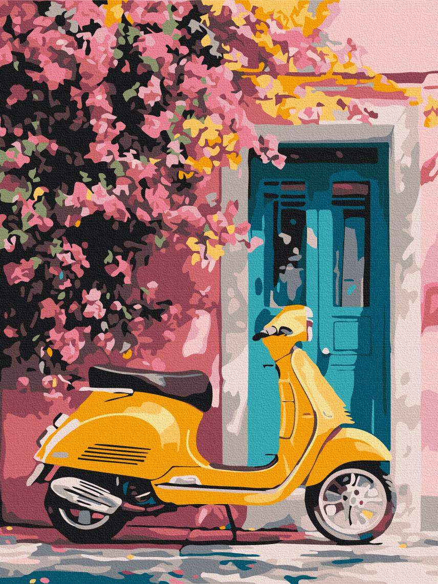 Картина по номерам Brushme Прогулка в стиле ретро 30x40 см (RBS54315)