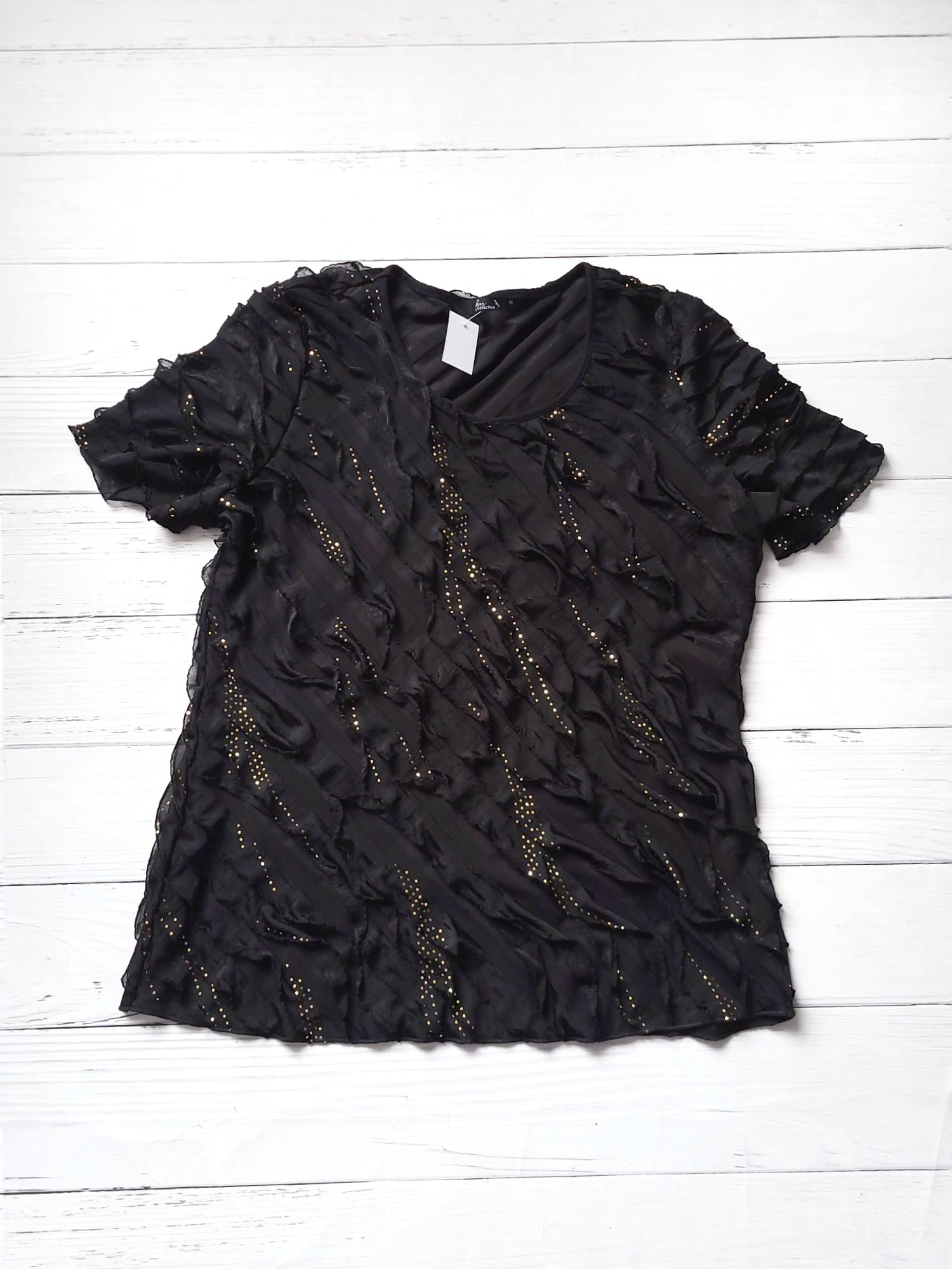 Блузка жіноча літня 12192 L Чорний (46) Блузка жіноча літня 12192 L Чорний (46)