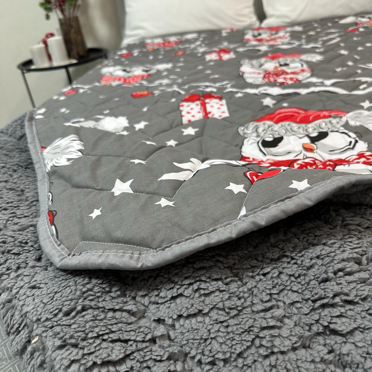 Покрывало-одеяло детское двустороннее Совы 150х210 см Серый (P-DL-5) - фото 5 Покрывало-одеяло детское двустороннее Совы 150х210 см Серый (P-DL-5) - фото 5