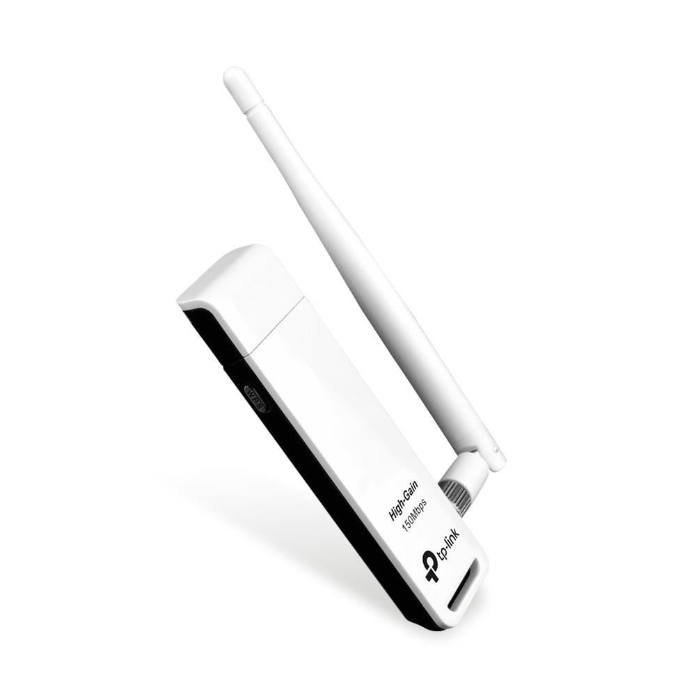 Адаптер сетевой TP-Link TL-WN722N внешний USB 150 Мбит/с Белый (566525) - фото 4