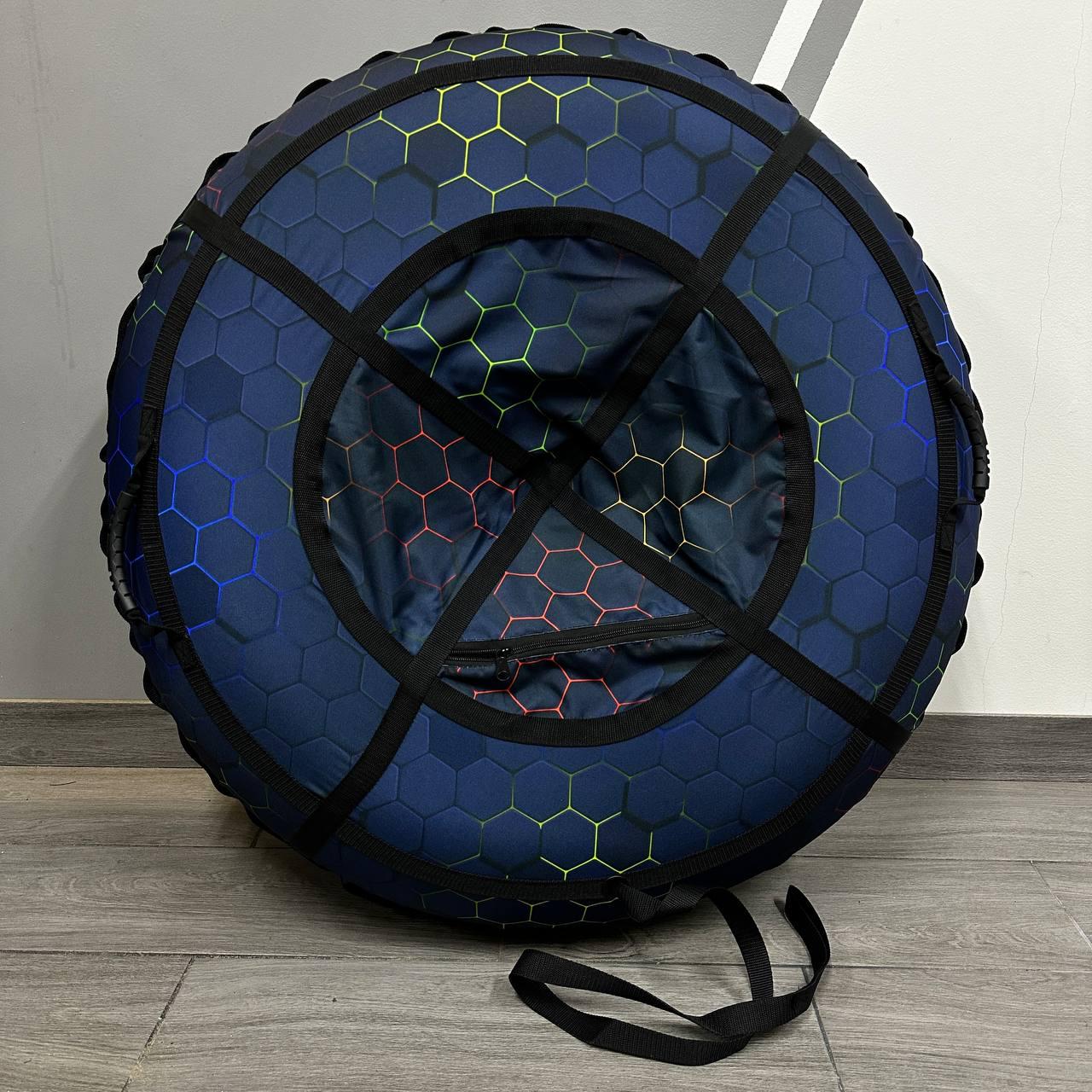 Тюбинг с камерой 100 см Разноцветный (тюб03)