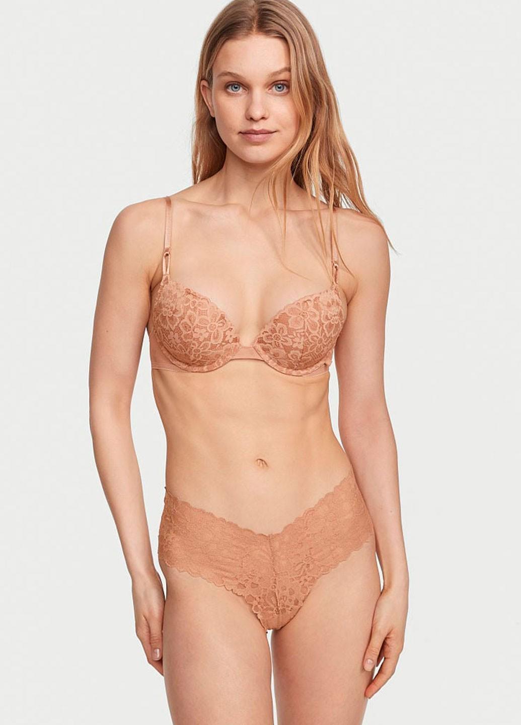 Комплект нижнего белья Victoria's Secret 34C/S Бежевый (36000122637SEQ4434C/S)