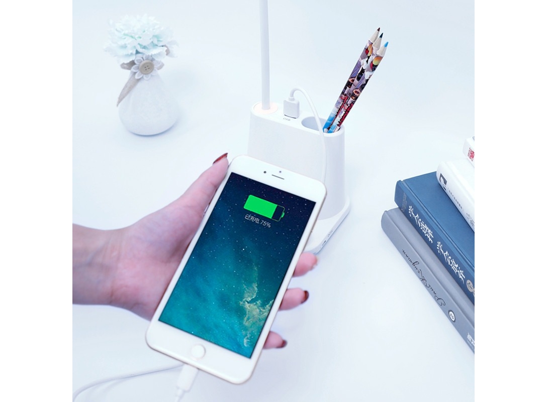 Лампа настольная с аккумулятором и USB - фото 4