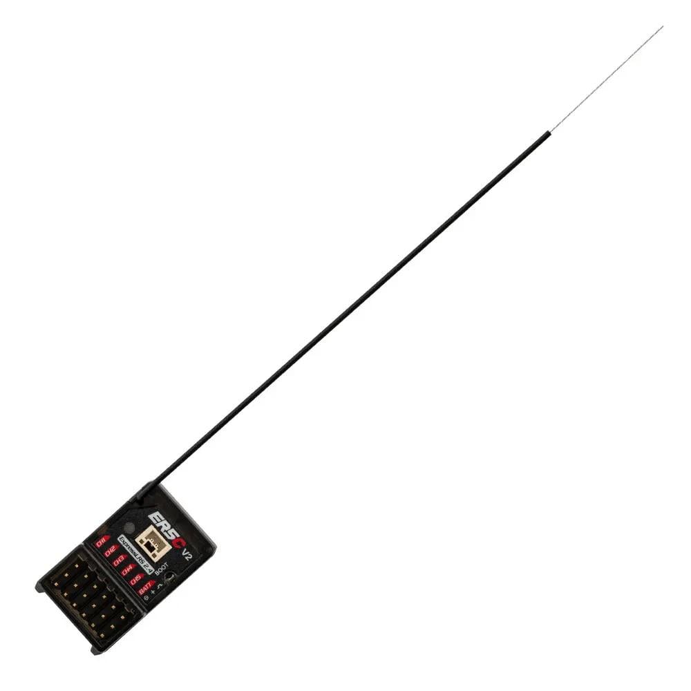 Приемник управления ELRS 2,4GHz Radiomaster ER5C-V2 PWM 5CH и антенна для наземных и надводных радиоуправляемых моделей (00-00030139)