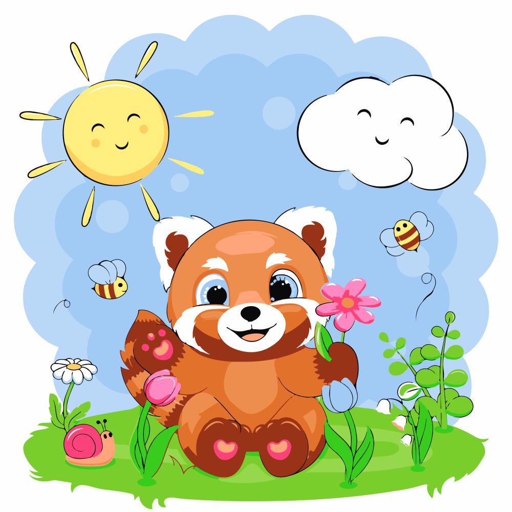 Картина по номерам Strateg Милые улыбки с лаком 30x30 см (Str-ES-0818)