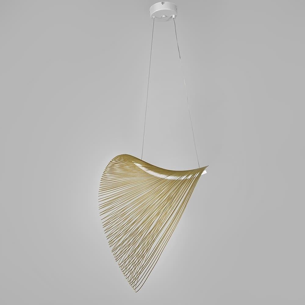 Светильник современный LED из деревянных колец Ø 80 см (RM01-800)