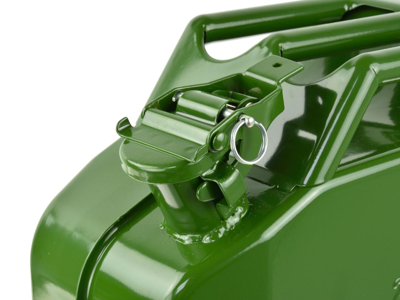 Каністра Geko для паливо-мастильних матеріалів металева 20 л Зелений (G03232) - фото 3 Каністра Geko для паливо-мастильних матеріалів металева 20 л Зелений (G03232) - фото 3