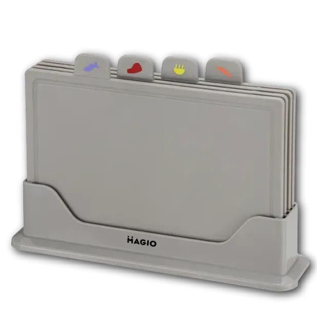 Набор кухонных досок MG-1133 на подставке 4 предметов Серый (2826310001)