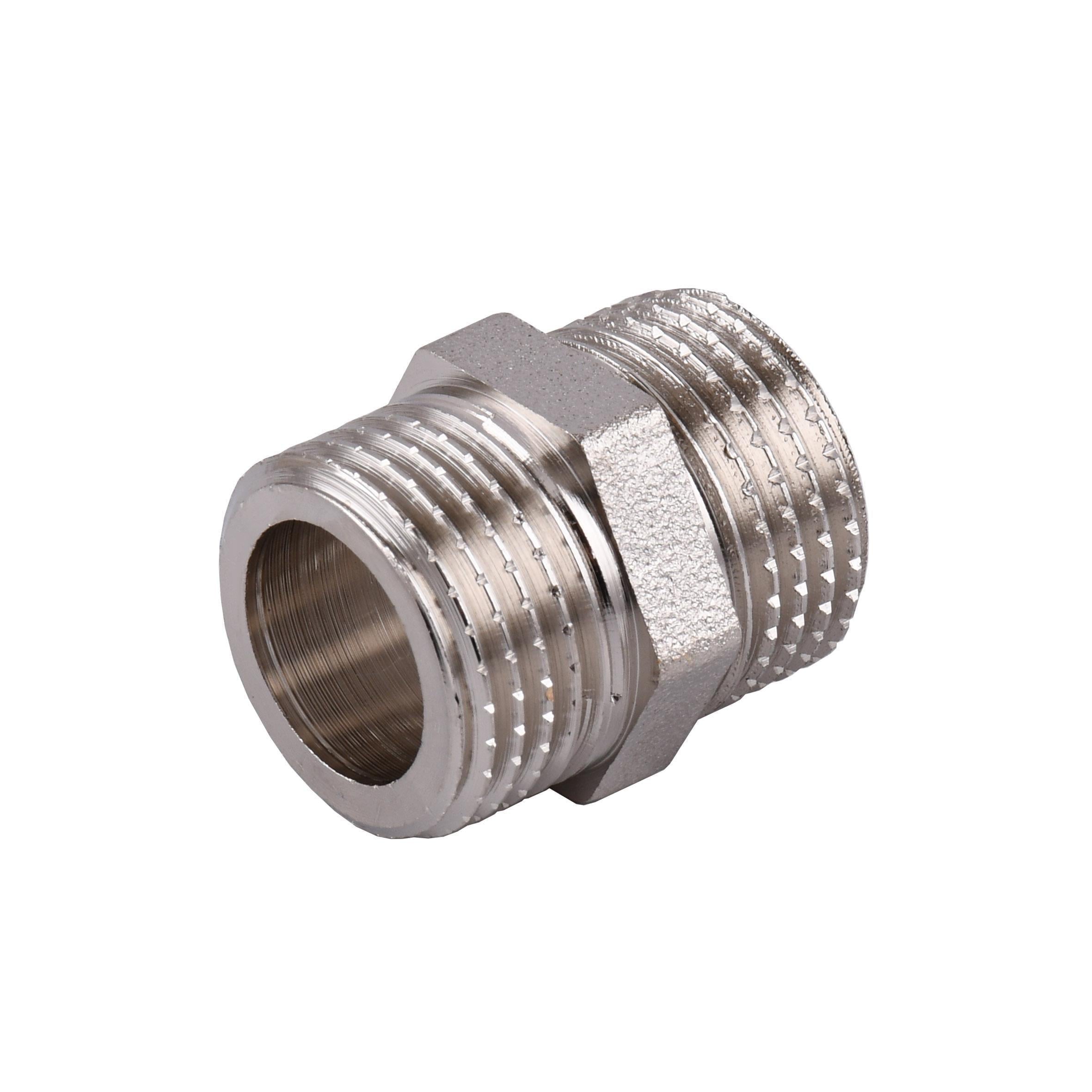 Ниппель под прокладку Optimum NN332G 1/2"ЗЗ никелированный (000030784) Ниппель под прокладку Optimum NN332G 1/2"ЗЗ никелированный (000030784)