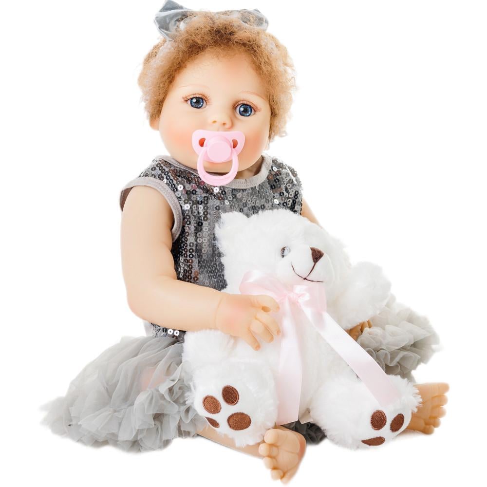 Лялька колекційна Реборн дівчинка Емма 60 см