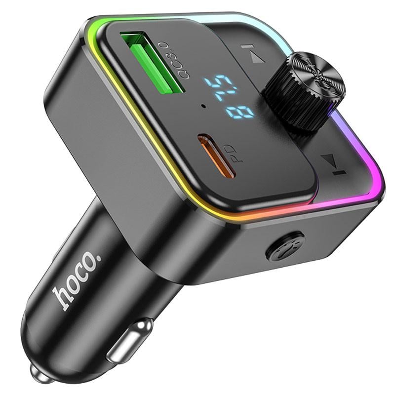 FM-модулятор Hoco E81 Fantasy PD30W+QC3,0 Black (00000067606_1)
