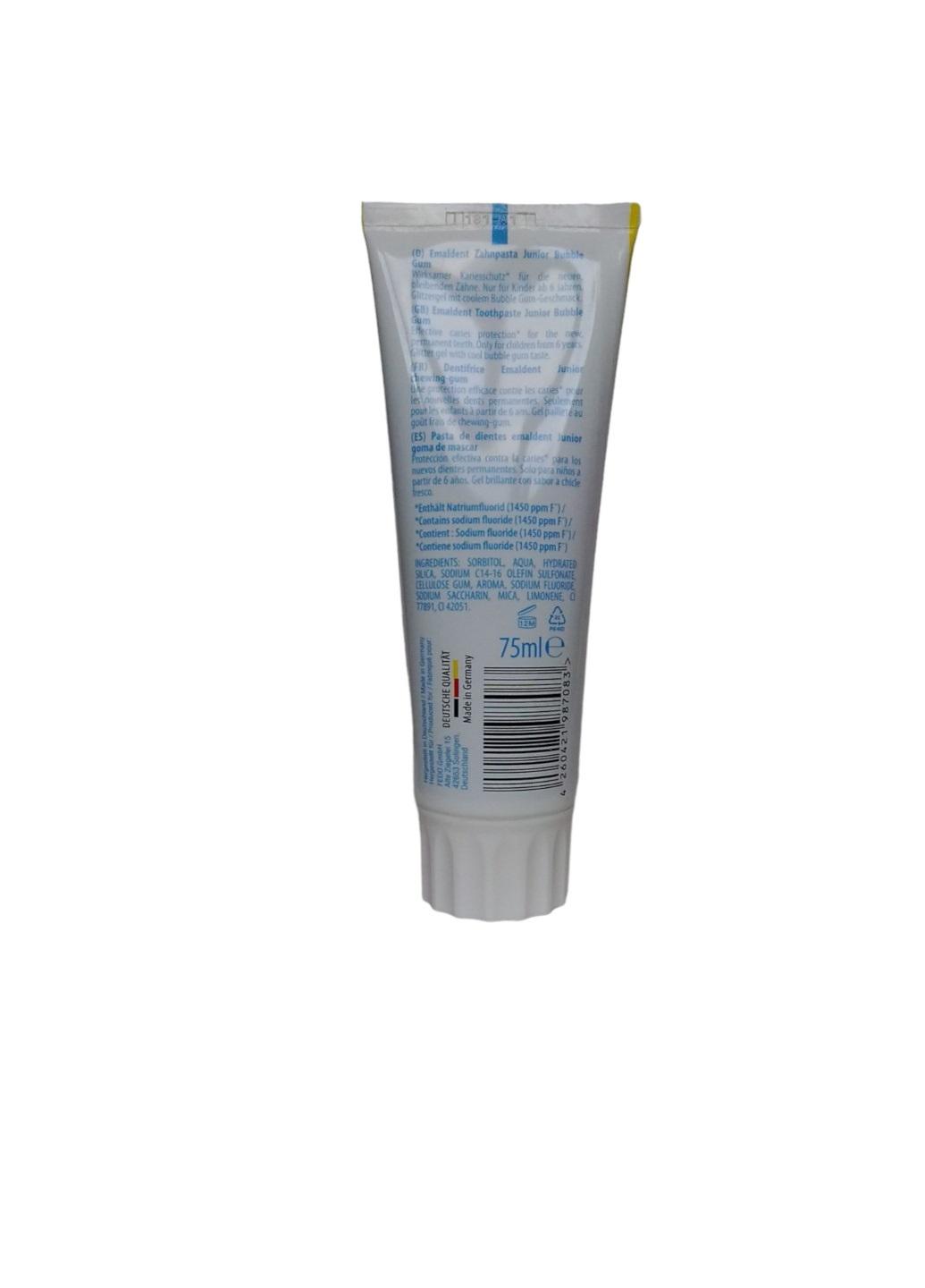 Зубная паста Emaldent Junior Bubble Gum 75 мл (4260421987083) - фото 2