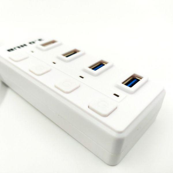Хаб USB 3.0 с выключателями 303 - фото 2 Хаб USB 3.0 с выключателями 303 - фото 2