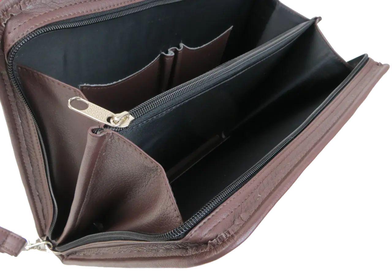 Папка ділова Exclusive для документів з екошкіри Коричневий (710900 New brown) - фото 5 Папка ділова Exclusive для документів з екошкіри Коричневий (710900 New brown) - фото 5