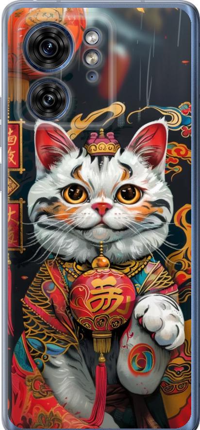 Чехол на Motorola Edge 40 China Cat v2 (6135u-3335-42517) Чехол на Motorola Edge 40 China Cat v2 (6135u-3335-42517)