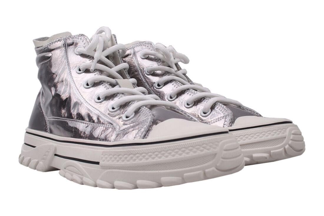 Кеды женские Vikonty из силикона р. 38 Серебряный (117-20DHC)